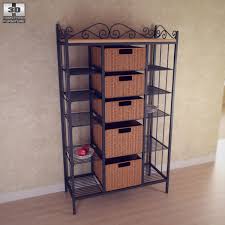 The mounted wine rack is also a stylish storage solution. Manilla Kitchen Storage Rack 3d Model Furniture On Hum3d