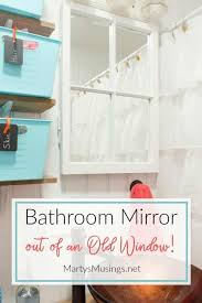 In this bathroom renovation project, sonya of. Bathroom Window Mirror And Window Glazing Tutorial