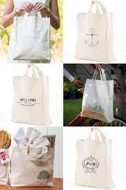 Personalized Reusable Canvas Tote Wedding Gift Bags Wedding Gift Bags Wedding Favor Bags Thoughtful Wedding Gifts