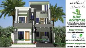 30x60 Double Terrace House Front Elevation Terrace House Facade House Model House Plan