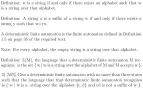 Alphabet | definition, geschichte & fakten. Solved Definition W Is A String If And Only If There Exists Chegg Com