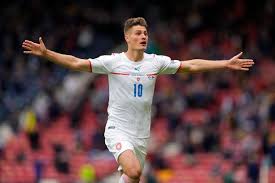Patrik schick (czech republic) left footed shot from the centre of. 7aa9xi96ukiem