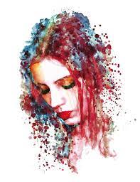 Sad people wearing protective face masks walking on street. Sad Woman Painting By Marian Voicu