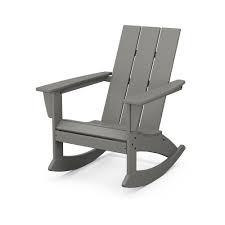 This são rafael deck chair is inspired by the lollygagger outdoor lounge chair is our namesake patio chair and sets a new paradigm for the. Polywood Modern Adirondack Rocking Chair Adr420 Polywood Official Store