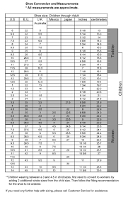 discount dance supply size charts