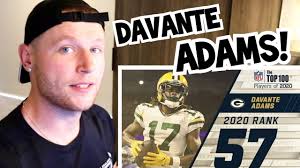 Sesong i national football league, 102. Rugby Player Reacts To Davante Adams Green Bay Packers Wr 57 The Top 100 Nfl Players Of 2020 Youtube
