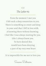 From The Moment I Met You I Felt Such A Deep Connection To You There Is Something So Sweet And Deep In Your S Soulmate Quotes Love Quotes For Her Love