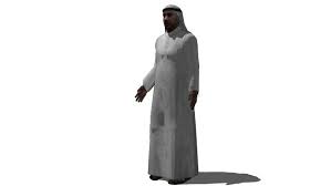 Large Preview Of 3d Model Of Arab Man 1 Arab Men Model Man