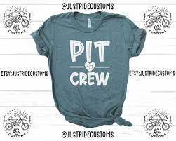 Pit Crew Custom T Shirt Dirt Bike Motocross Racing Shirt Hat Dirt Biking Riding Freestyle Tank T Shirts Dirt Track Racing Shirts Dirt Bike Shirts Racing Shirts