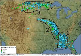 The destructive storms wednesday unleashed wind gusts of 70 to 80 mph, and nearly 400,000 customers lost power. Damweather How The June 2018 Heat Wave Triggered Three Derechos In One Day
