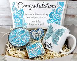Gift cards make it easy to convey your sincere congratulations no matter what the congratulatory occasion. Congratulations Gift Basket Graduation Gifts New Job Gift Etsy