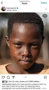 Mannyortiz a reknown photographer and brand ambassador of a leading camera  brand is in Kenya but instead of doing amazing shots, of beautiful people  he followed the common stereotype of poverty photography.