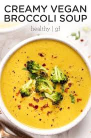Vegan Creamy Broccoli Soup Simply Quinoa Recipe Easy Vegan Soup Broccoli Soup Recipes Vegan Soup Recipes