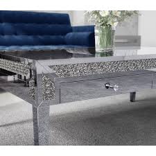 Explore 79 listings for large coffee table with drawers at best prices. Mirrored Coffee Table With Drawers Crystal Finish Jade Boutique Furniture123