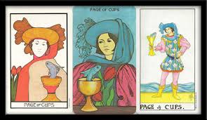 The page is the messenger of the suit and brings a direct message of opportunity to a reading, this could be news of a birth, engagement or simply making plans to fulfill ambitions. Page Of Cups Meaning In Tarot By Avia From Tarot Teachings