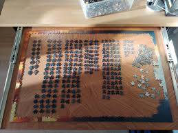 You will want to make sure that you cover all of. I Made This Diy Sliding Puzzle Plate That Hides Under The Desk When Not Puzzling Thus Keeping The Desk Free For Other Stuff Jigsawpuzzles