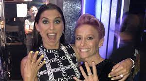 Carli lloyd, christen press, megan rapinoe, alex morgan. Morgan And Rapinoe Get White House Experience On Jimmy Kimmel As Com