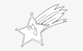 They will surely love these awesome shooting star graphics in black and white. Shooting Star Coloring Page Drawing Png Image Transparent Png Free Download On Seekpng