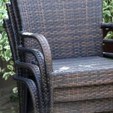 Ferndale Outdoor Contemporary Wicker Stacking Chairs 817056012013 Ebay Outdoor Chairs Stackable Dining Chairs Outdoor Wicker