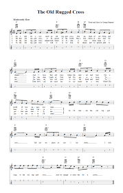 If your screen is smaller than this, you may be able to view the lyrics better in landscape orientation. The Old Rugged Cross Easy Mandolin Sheet Music And Tab With Chords And Lyrics
