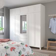 Platsa Wardrobe White Sannidal Ridabu Ikea Ikea Wardrobe Ikea Ikea Wardrobe Hack