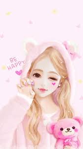 Free for commercial use no attribution required high quality images. Cute Girl Wallpaper Anime Korea Pink Novocom Top