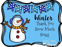 Winter Thank You Cards Worksheets Teaching Resources Tpt This is a time for having fun, holiday feasts, gifts and magic. winter thank you cards worksheets