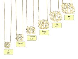 24k Gold Plated Celebrity Monogram Necklace