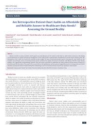 Pdf Are Retrospective Patient Chart Audits An Affordable