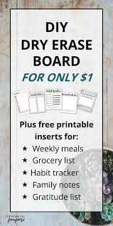 1 Diy Dry Erase Board Free Printable Templates Our Home On Purpose Diy Dry Erase Board Dry Erase Board Diy Calendar Dry Erase