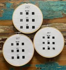 [PIC] Testando a cobertura de diferentes marcas de linha preta :  r/CrossStitch