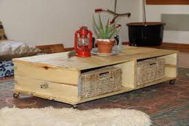 Woltu ts50ws 1 table de chevet table basse avec 2 compartiment de rangement plateau en mdf 38x38x51cm blanc. Diy Reclaimed Pallet Table With Casters Pallet Furniture Plans