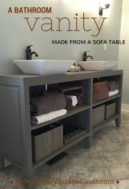 Repurposed Cottage Style Vanity Diy Bathroom Vanity Bathroom Vanity Makeover Custom Vanity