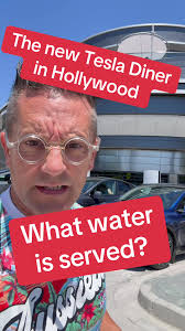 Water Selection at Tesla Diner in Hollywood