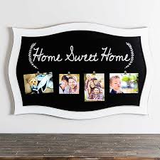 The most common photo collage frame material is wood. Black And White Home Sweet Home Collage Frame Kirklands