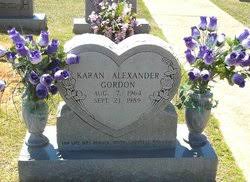 Karen Lorraine Alexander Gordon (1964-1989)