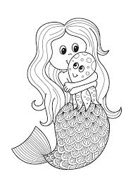 Everyone in this world would love to see this picture, because it can make us comfortable. Mermaid Coloring Pages Happies