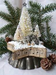 They make great gift ideas for musicians and music. 29 Snowy Christmas Tree In Vintage Style Christmas Celebration All About Christmas