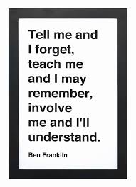 Creative Co Op Sayings Tell Me Teach Me Involve Me Framed Textual Art Teaching Simple Quotes Words