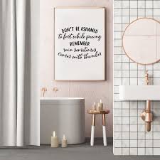 Black And White Bathroom Wall Decor Funny Bathroom Quote Canvas Art Prints Bathroom Wall Art Decor Black And White Minimalism Restroom Sign Poster Art Painting Canvas Art Quotes Bathroom Wall Art Bath Wall Art