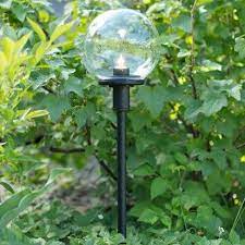 Garden 24v Globe Led Stake Light Black Diffuser Design Diy Garden Lights Lighting Display