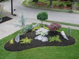 Most landscape berms are a few yards wide, but if you only have a small space, you can stick with just a few feet wide. 15 Berms Ideas Backyard Landscaping Yard Landscaping Front Yard