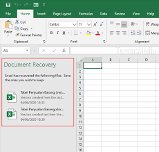 Dokumen microsoft word dapat hilang di situasi tertentu. Cara Memulihkan Atau Mengembalikan File Excel Yang Belum Disimpan