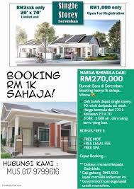 Download kumpulan desain 3d taman via www.baliagungproperty.com. Rumah Baru Mampu Milik Single Storey Di Seremban Property For Sale On Carousell