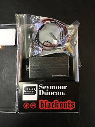 This isn't an article on how pickups work, so for our purposes we will just acknowledge that the strings disturb the pickup's magnetic field, which is then read by the coiled wire. Seymour Duncan Blackout Neck W Wiring Kit Holland Rit Reverb