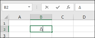 Maybe you would like to learn more about one of these? How To Quickly Insert Delta Symbol D In Excel In A Cell Top 7 Ways