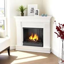 Buy it at the store. Real Flame Chateau 41 In Corner Ventless Gel Fuel Fireplace In White 5950 W The Home Depot Corner Gas Fireplace Corner Electric Fireplace White Corner Electric Fireplace