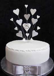Pin De Velma Em Handmade Cake Toppers Bodas De Prata Bolo De Casamento Decoracao Bodas De Prata