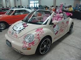 Hello Kitty Vw Bug Hellokitty Hellokittycar Hello Kitty Car Hello Kitty Items Hello Kitty Bedroom