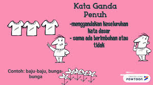 Latihan kata ganda tahun 1 geng sekolah. Kata Ganda Penuh Kata Ganda Penuh Berimbuhan Dan Kata Ganda Majmuk Youtube